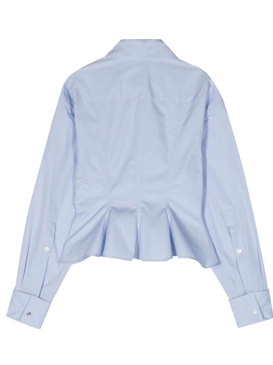 Cheap Women McCartney Stella shirt panelled-bodice cotton 0804